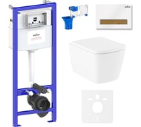 Комплект: инсталляция с унитазом Lavinia Boho Aveo Rimless 7 в 1 75110261