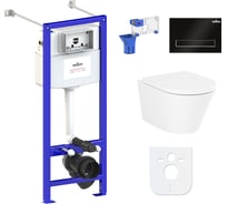 Комплект: инсталляция с унитазом Lavinia Boho Biore Rimless 7 в 1 87050184