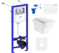 Комплект: инсталляция с унитазом Lavinia Boho Bristol Rimless 7 в 1 87050193