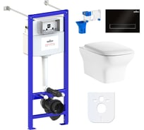 Комплект: инсталляция с унитазом Lavinia Boho Bristol Rimless 7 в 1 87050196