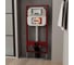 Комплект Bauedge BAU 6 в 1: рамная инсталляция, унитаз подвесной безободковый Bau Stil Hurricane, быстросъемное тонкое сиденье дюропласт микролифт, кнопка BAU Stil антивандальная , нержавеющая сталь сатин NEO45700-BS0001-HQ-Q00009 3