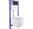 Комплект 6 в 1 Sanitana BLB Universal 3,5 стальная ванна 170x70 с инсталляцией, подвесным унитазом 20220843R 3