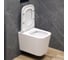 Унитаз подвесной EvaGold K404 безободковый, сиденье тонкое ДП, крепления EG070043 3