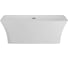 Ванна акриловая отдельностоящая Bauedge BAU Pure 1500x750 мм, белая, со сливом-переливом TY1012 1
