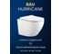 Унитаз подвесной безободковый вихревой Bauedge Bau Dream Hurricane 495x360 мм, с сиденьем дюропласт, микролифт BL0002-HQ5 2