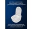 Унитаз подвесной безободковый вихревой Bauedge Bau Dream Hurricane 495x360 мм, с сиденьем дюропласт, микролифт BL0002-HQ5 6