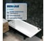 Ванна стальная ВИЗ REIMAR 170x70x40 см, с опорной подставкой, без ранта, белая орхидея, форма Аула R-76801 2