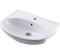 Мебельный умывальник DORATIZ Уют 60 перелив с обрамлением, крепеж, белый 0302.735