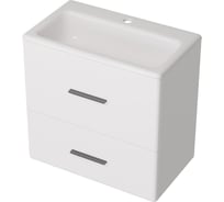 Тумба 1Marka с раковиной МИНИМИ 60П (600x590x350) 2я белый Ц0000051158