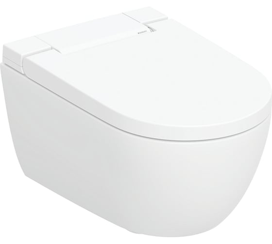 Подвесной унитаз-биде Geberit AquaClean Alba: Керамический унитаз: белый / KeraTect, Декоративная панель: белый (Замена артикула 146.094.11.1) 146.350.01.1