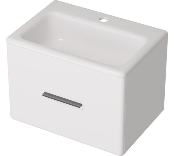 Тумба с раковиной 1Marka МИНИМИ 50П (500x370x350) 1я светло-серый Ц0000051163