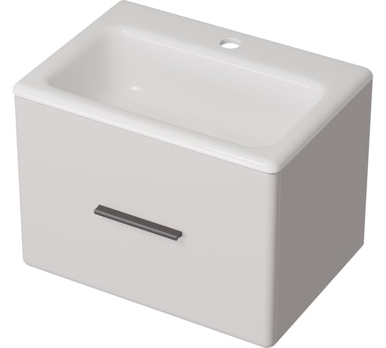 Тумба с раковиной 1Marka МИНИМИ 50П (500x370x350) 1я светло-серый Ц0000051163