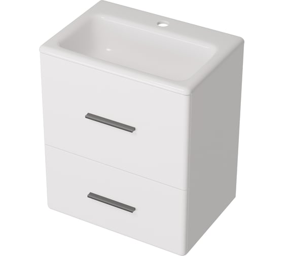 Тумба с раковиной 1Marka МИНИМИ 50П (500x590x350) 2я белый Ц0000051162