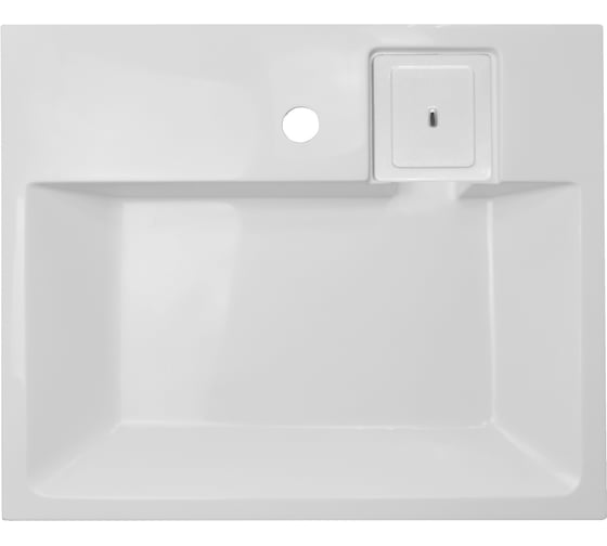 Раковина над стиральной машиной Azario Элемент с сифоном, белый глянец, 595x490x90 мм CS 00108347