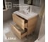 Тумба с раковиной 1Marka Арис 1/Aris 70Н 2 ящика, дуб сонома, раковина Comfort 70 Ц0000042581 5