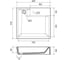 Раковина на стиральную машину Reflexion home LAMBDA RX6055LA 5