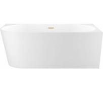 Ванна акриловая пристенная правая Wellsee Excellence Pro 140x70 см, правая, белая глянцевая 287609000