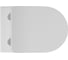 Комплект инсталляции с подвесным унитазом Aqueduto TECNICA Novo, панель смыва RETANGULO черная матовая, унитаз OVO 525x360 мм, сиденье с микролифтом, белый глянцевый AQDS110 9