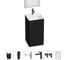 Акционный набор 6 в 1 Wellsee Pure BY  напольная раковина 45x45x85 см  20220214R 1