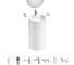 Акционный набор 7 в 1 Wellsee Chalice Perfection напольная раковина 45x45x85 см 20220099R 1