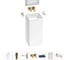 Акционный набор 6 в 1 Wellsee Pure BY напольная раковина 40x40x85 см 20220187R 1