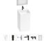Акционный набор 6 в 1 Wellsee Pure BY  напольная раковина 45x45x85 см  20220206R 1