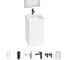 Акционный набор 6 в 1 Wellsee Pure BY  напольная раковина 45x45x85 см  20220198R 1