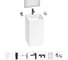 Акционный набор 7 в 1 Wellsee Pure BY  напольная раковина 45x45x85 см  20220210R 1