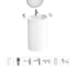 Акционный набор 7 в 1 Wellsee Coquillage напольная раковина 50x38x85 см 20220137R 1