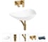 Акционный набор 4 в 1 Wellsee Nexus Flex накладная раковина 60x42 см 32340300 20214041R 1
