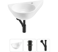 Комплект 3 в 1 Wellsee Bathroom Sink подвесная раковина 52x31 см (состоит из 3331111 20215369R