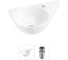 Комплект 2 в 1 Wellsee Bathroom Sink подвесная раковина 52x31 см (состоит из 3331111 20215364R 1