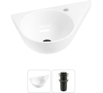 Комплект 2 в 1 Wellsee Bathroom Sink подвесная раковина 52x31 см (состоит из 3331111 20215365R