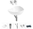 Акционный набор 4 в 1 Wellsee Nexus Flex накладная раковина 51x39 см 32340200 20214027R 1
