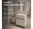 Тумба с раковиной 1Marka Mona 80Н 810x890x460 мм, 2 ящика, агатовый серый Ц0000043670 3