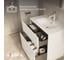 Тумба с раковиной 1Marka Mona 80Н 810x890x460 мм, 2 ящика, белая Ц0000043669 6
