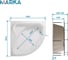 Ванна 1Marka Ibiza 1500x1500 мм, комплект Стандарт 2 П 01иби1515кс2п 7