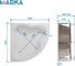 Ванна 1Marka Cassandra 1400x1400 мм, комплект Премиум П 01кас1414кпп 10