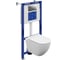 Комплект Cersanit BRASKO VORTEX DPL EO slim инсталляция AQUA 50 PRIME P кнопка ACCENTO SQUARE пластик хром глянцевый 69477 1