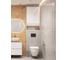 Комплект Cersanit BRASKO SMART DPL EO slim инсталляция AQUA 40 SMART M кнопка TWINS пластик черный матовый LP 69333 4