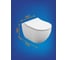 Комплект Cersanit BRASKO SMART DPL EO slim инсталляция AQUA 40 SMART M кнопка TWINS пластик черный матовый LP 69333 7