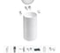Акционный набор Wellsee 6 в 1 Chalice Perfection напольная раковина 45x45x85 см 20220031R 1