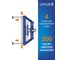 Комплект инсталляции Cersanit City Smart DPL EO Slim Aqua 50 Prime P, кнопка Accento Square, глянцевый хром, пластик LP 69326 7