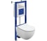 Комплект инсталляции Cersanit Brasko Smart DPL EO Slim Aqua 40 Smart M, кнопка Estetica, белый пластик LP 69334 1