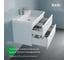 Тумба с умывальником подвесная IDDIS Slide X 80 см, белая, умывальник 4518000i28 SLX80W0i95K 5