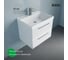 Тумба с умывальником подвесная IDDIS Slide X 60 см, белая SLX60W0i95K 2