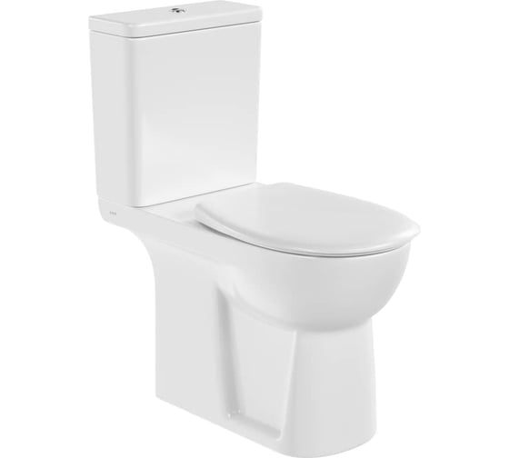 Унитаз-компакт напольный Vitra Conforma (Конформа) с сиденьем без микролифта, белый, санитарный фарфор, антибактериальное покрытие Hygiene (Хайджн) 9899B003-7200