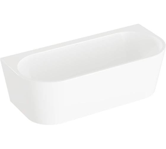 Ванна отдельностоящая акриловая прямоугольная Vitra Geo (Гео), 180x80,5 см, белая 65420006000