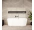 Ванна отдельностоящая акриловая прямоугольная Vitra Geo (Гео), 180x80,5 см, белая 65420006000 2