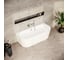 Ванна отдельностоящая акриловая прямоугольная Vitra Geo (Гео), 180x80,5 см, белая 65420006000 3
